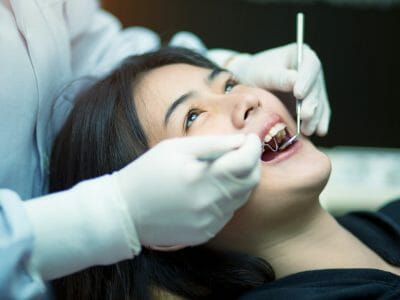 Preventative dentistry checks with the dentist